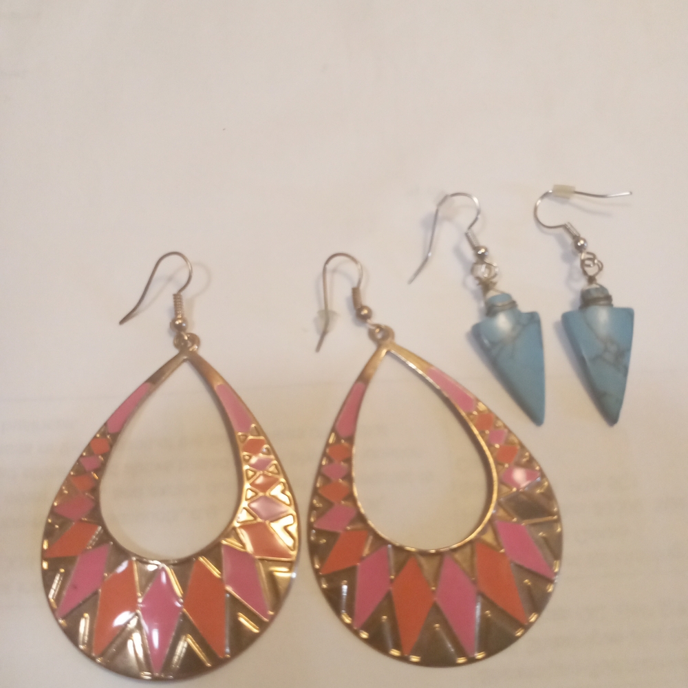 2 Pairs Of Mexicana Earrings
